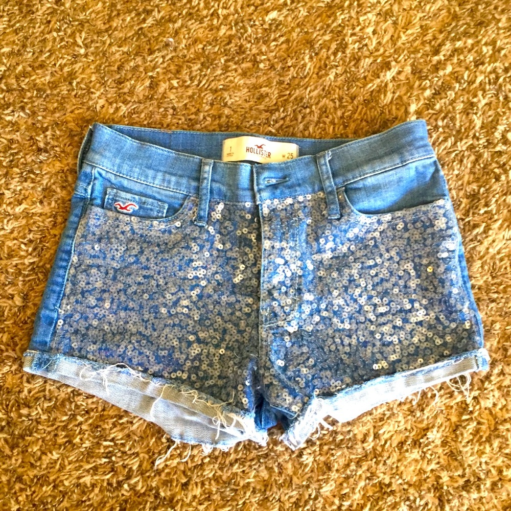 Holister jean shorts